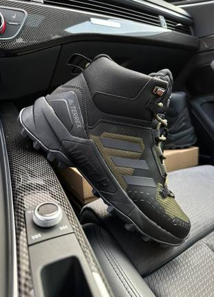 Чоловічі кросівки adidas terrex swift r termo army green2 фото