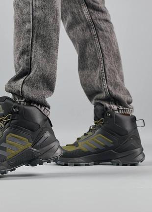 Чоловічі кросівки adidas terrex swift r termo army green6 фото