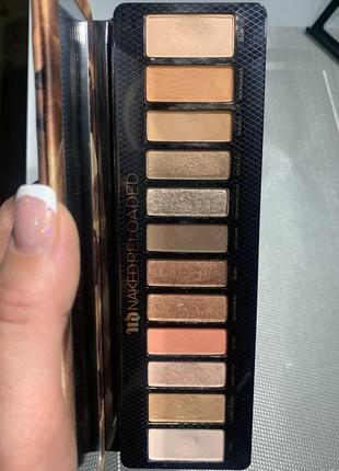 Палетка теней б/у urban decay - naked reloaded3 фото