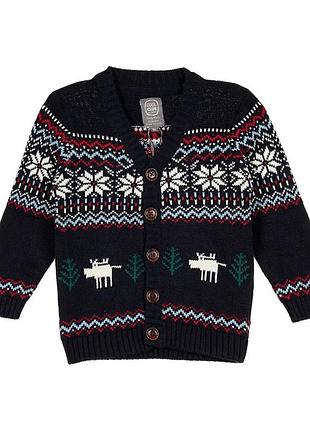 Кофта на мальчика новогодний принт