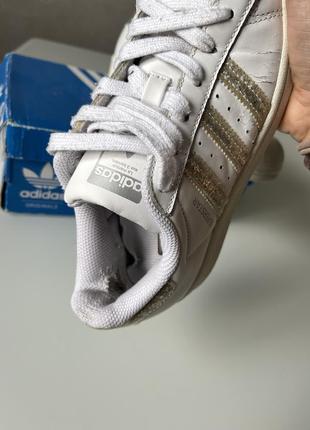 Adidas superstar кеды adidas superstar с блестящими лампасами8 фото