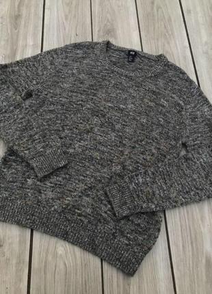 Светр h&m реглан кофта свитер лонгслив стильный  худи пуловер актуальный джемпер тренд10 фото