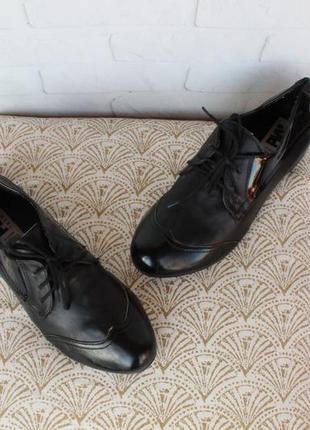 Кожаные туфли на шнурках 36, 37 размера2 фото
