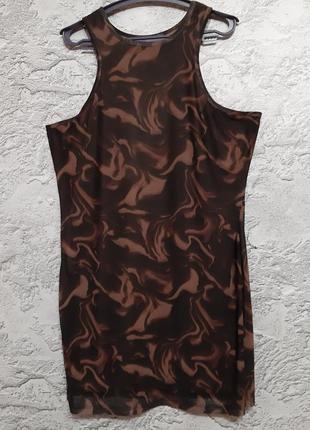 Шикарное платье из сетки в размере 20 от бренда primark3 фото