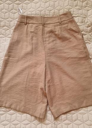 Длинные шорты бермуды вискоза тренд 2024 3