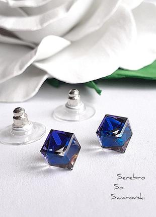 Гвоздики с кубиками swarovski2 фото