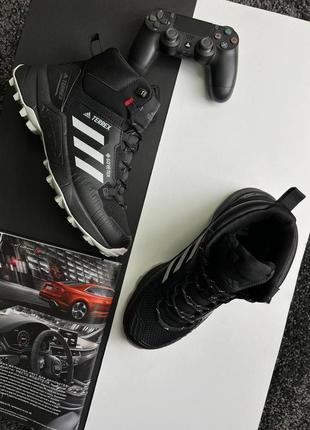 Adidas terrex swift r termo black light gray6 фото