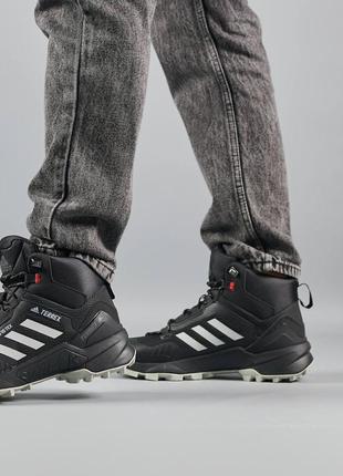 Adidas terrex swift r termo black light gray8 фото