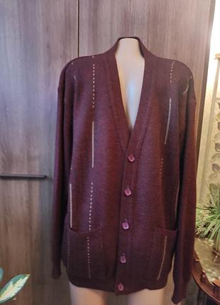 Louie james свитер кардиган р l/xl трикотаж