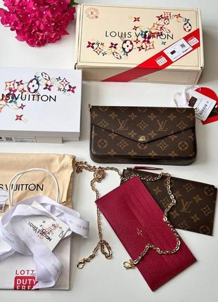 Клатч louis vuitton  lux