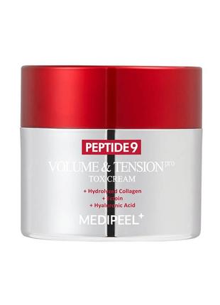 Пептидний крем medi-peel peptide 9 volume and tension tox cream pro 50 мл