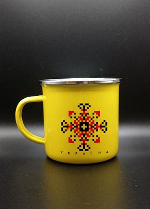 Эмалированная кружка украина