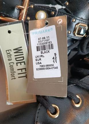 Женские ботинки primark 42р.4 фото