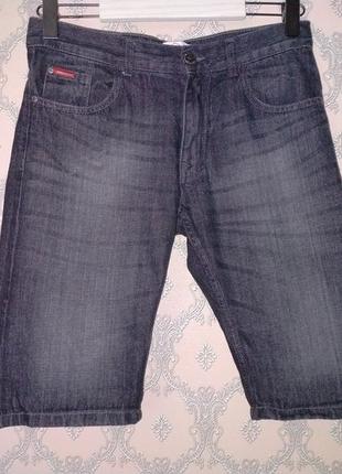 Черные джинсовые шорты мужские lee cooper