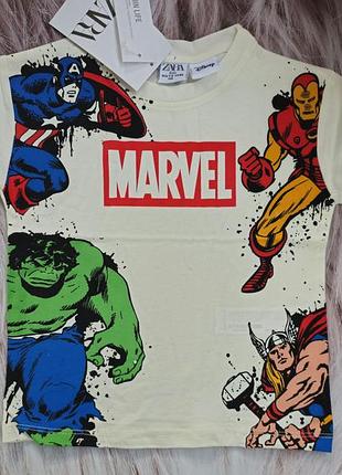 Футболка для хлопчиків з принтом "marvel