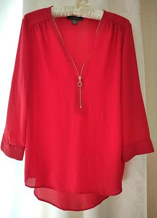 Блуза женская блузка красная eu 12