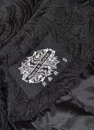 Брендовое черное фактурное демисезонное пальто с карманами милитари hearts & roses коттон7 фото