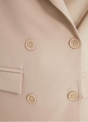 Пиджак двубортный классический костюмный3 фото