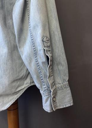 Levis джинсовая рубашка с длинным рукавом размер xl7 фото