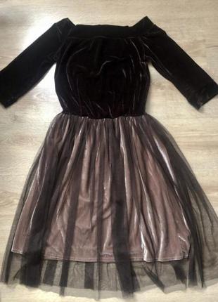 Платье, платье бархатное