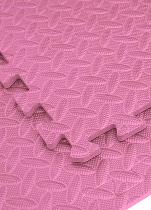 Мат-пазл (ласточкин хвост) cornix mat puzzle eva 120 x 120 x 1 cм xr-0230 pink poland2 фото