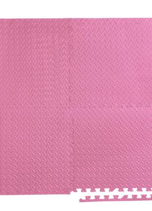 Мат-пазл (ласточкин хвост) cornix mat puzzle eva 120 x 120 x 1 cм xr-0230 pink poland3 фото