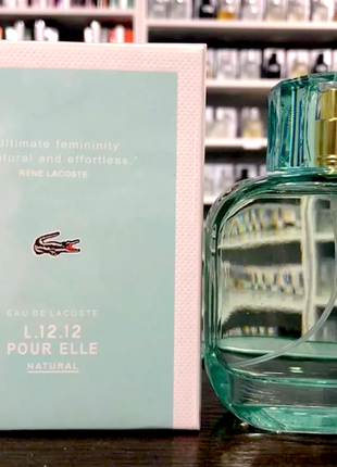 Lacoste eau de lacoste l.12.12 pour elle natural💥оригінал 3 мл розпив аромата затест2 фото