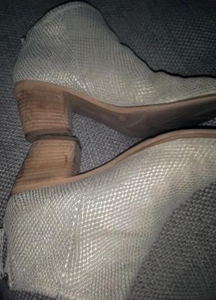 Кожаные брендовые ботинки-ботгальоны freeflex, carmens,37 размер (23,5 см)5 фото