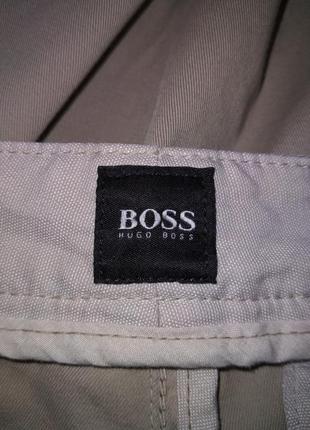 Чоловічі штани брюки бежеві hugo boss4 фото