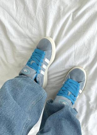 Кроссовки adidas campus blue5 фото