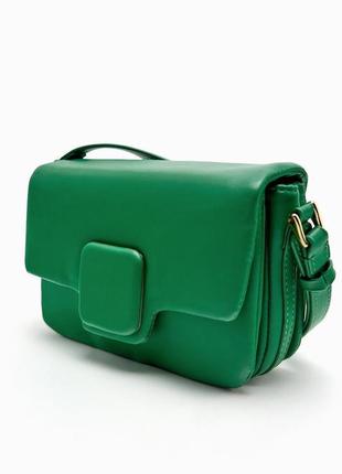 Zara 🔥 -60% сумка зеленая мини сети