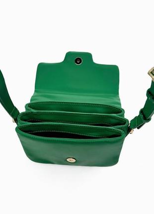 Zara 🔥 -60% сумка зеленая мини сети6 фото