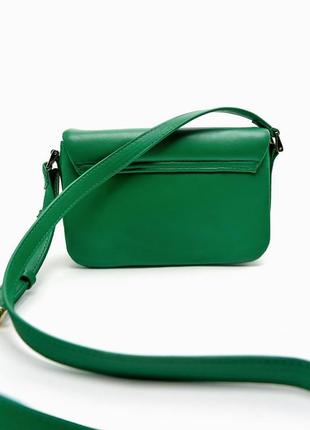 Zara 🔥 -60% сумка зеленая мини сети4 фото