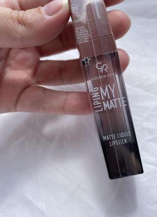 Golden rose рідка помада му matte lip ink