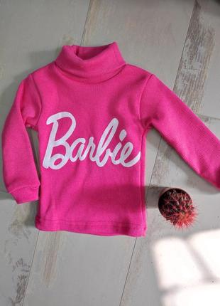 Тренд сезону barbie 💖 гольф - рубчик з начосом 💫80-122см