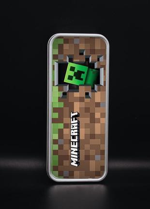 Металевий пенал minecraft