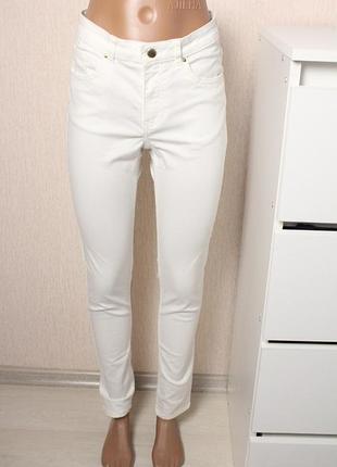 Білі джинси скінні h&m 38 розмір м