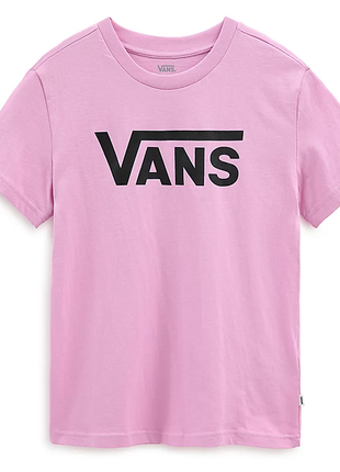 Розовая женская футболка vans из хлопка в идеальном состоянии