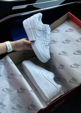 Nike air force 1 winter all white7 фото