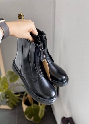 Dr. martens 1460 zipper mono black5 фото