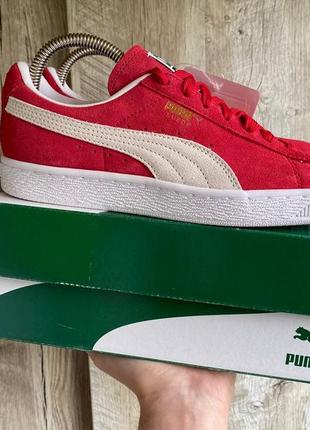 Замшевые кроссовки кеды puma suede