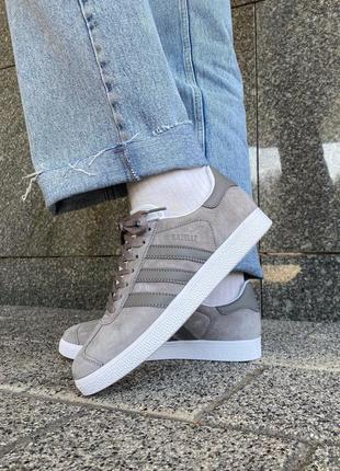 Adidas gazelle grey6 фото