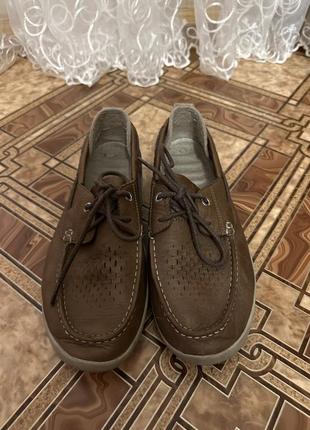 Мужские кожаные мокасины timeberland 40 р