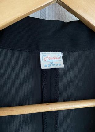 Черная длинная блузка6 фото