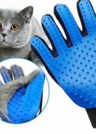 Рукавички для чищення тварин pet gloves