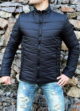 Стеганая куртка all black