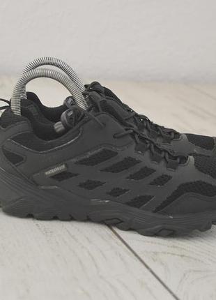 Merrell waterproof детские осенние трекинговые кроссовки черного цвета оригинал 32 32.5 размер