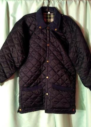 Куртка мужская стеганая темно-синяя