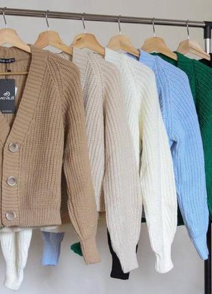 Кардиганы из машинной вязки2 фото