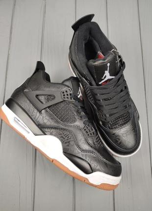 Nike air jordan 4 retro laser black gum winter 2900 139176208